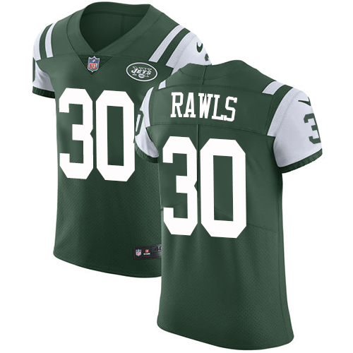 Nike Jets #30 Thomas Rawls Green Team Color Men's Stitched NFL Vapor Untouchable Elite Jersey